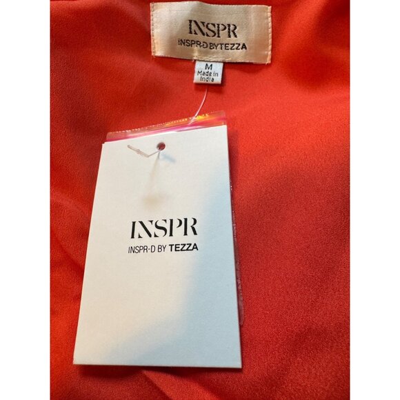 Inspir NY By Tezza Size Medium Satin Back Crepe Mini Dress Fiesta NWT Inspired $ - Picture 4 of 9